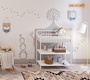Столик для пеленания Polini kids Vintagе 1180 металлический