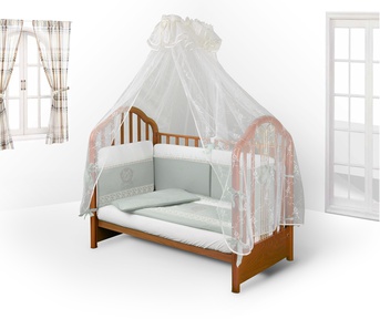 Набор в детскую кроватку для новорожденных Ecoline ROYAL