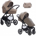 Коляска Noordi Fjordi Melange Leather Sport 2 в 1 с термолюлькой 
