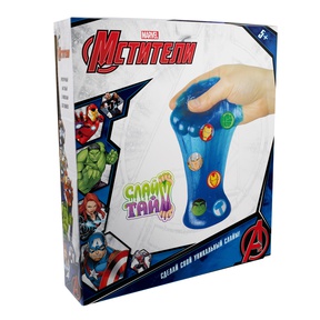 Набор для изготовления слайма с блесткам, фишками и игрушками 1TOY LAB