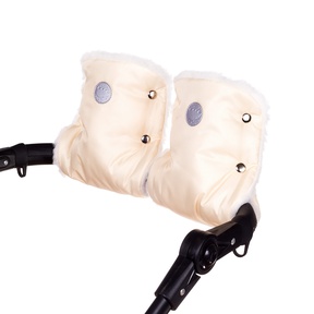 Теплые варежки на коляску 