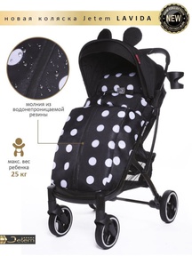 Коляска прогулочная Jetem Lavida New 