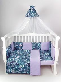 Комплект AmaroBaby Premium в кроватку 18 предметов (6+12 подушек-бортиков)