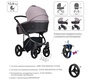 Детская коляска Bebetto Bresso (экокожа+ткань) 3 в 1 