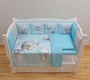 Комплект в кроватку Amarobaby 17 предметов (5+12 подушек-бортиков) 