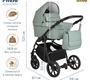 Коляска PITUSO NINO Eco-Leather 1 в 1