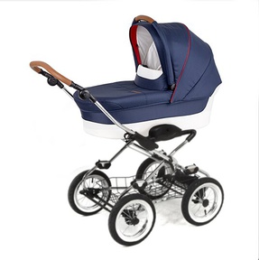 Детская коляска-люлька Navington Caravel (колеса 12 диаметра) с поворотными колесами