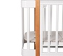 Кровать Indigo Tiny 100х70 см с продольным маятником и колесами