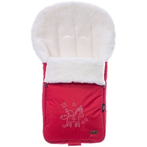 Зимний меховой конверт Nuovita Islanda Bianco