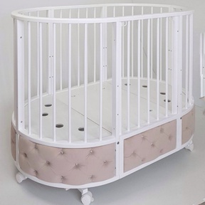 Кровать трансформер Островок Уюта EVA декор VIP, маятник, колеса