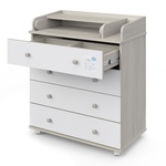 Пеленальный комод АТОН Орион (Оливер) ЛДСП с шариковыми направляющими 4 ящ. 