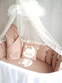 Набор в кроватку Ecoline ДИАНА 17 предметов