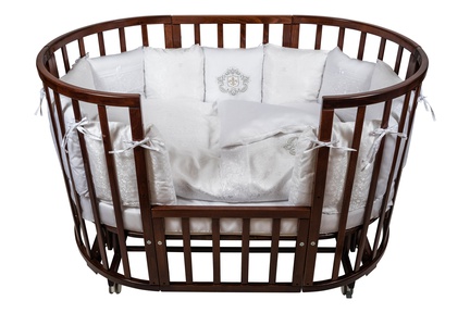 Комплект в кроватку Nuovita Corona 6 предметов (борт из 12 подушек)