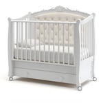 Детская кровать Гандылян Жанетт (колеса, продольный маятник)