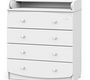 Детский комод Indigo Classic 800/4 c откидным пеленальным столиком, МДФ, ЛДСП