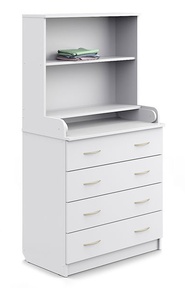 Комод раскладной с полкой Атон КР 80 К/4 ЛДСП 4 ящика 