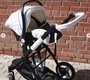 Коляска трансформер с автокреслом Belecoo X6 3 в 1 (BLACK-WHITE) Эко-кожа