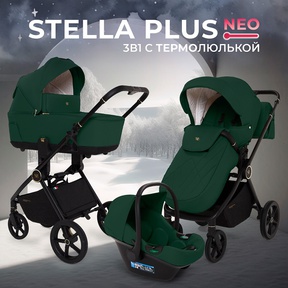 Детская коляска Sweet Baby Stella Plus Neo 3в1 с термолюлькой
