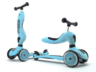 Детский трехколесный самокат с сиденьем Scoot&Ride HighwayKick 1 (Seat)