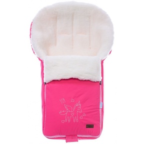 Зимний меховой конверт Nuovita Islanda Bianco