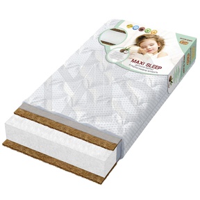 Матрас детский беспружинный BOOM BABY Maxi Sleep 160х80х12 стеганый трикотаж