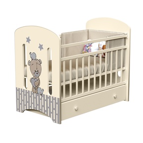 Детская кровать ВДК LOVE ME (маятник, ящик)