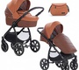 Коляска Noordi Fjordi Melange Leather Sport 2 в 1 с термолюлькой 