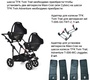 Адаптер для коляски TFK Twin Trail для установки автокресел set