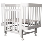 Кровать Indigo Tiny 100х70 см с продольным маятником и колесами