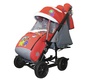 Санки-коляска Galaxy Snow City-3-1 на больших колесах Eva 