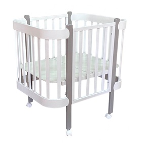 Детская кровать Кедр Adele 3 в 1 с маятником и доп бортиком 