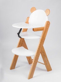 Стул для кормления Amarobaby ECO BEAR растущий