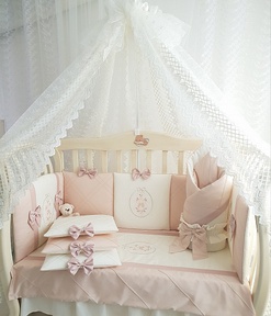 Набор в кроватку для новорожденных Ecoline Mary 13 предметов