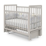 Детская кровать PITUSO TINY Оптима маятник, колеса, автостенка