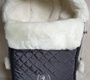 Меховой конверт в коляску Ecoline для детей до года 