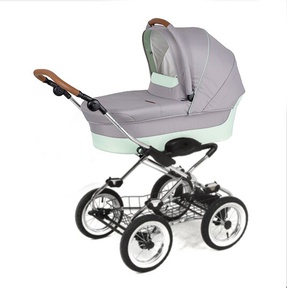 Детская коляска-люлька Navington Caravel (колеса 12 диаметра) с поворотными колесами