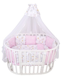 Комплект AmaroBaby Premium в кроватку 18 предметов (6+12 подушек-бортиков) разные расцветки