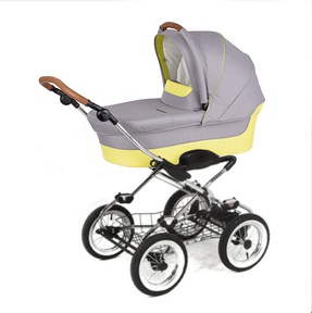 Детская коляска-люлька Navington Caravel (колеса 12 диаметра) с поворотными колесами