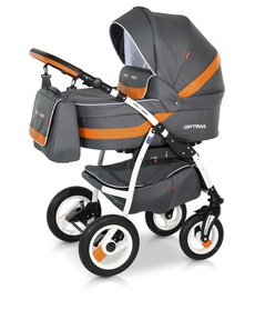 Детская коляска Verdi Optima 3 в 1 с большой люлькой