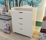 Комод Mika Eva Lux 800/4 со складным пеленальным столиком