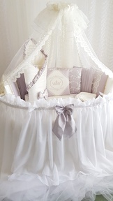 Комплект в круглую и овальную кроватку Ecoline BENITA