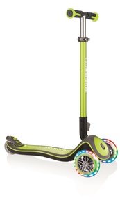Самокат Globber Elite Deluxe Lights светящиеся колеса 