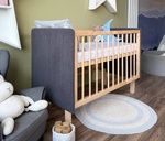 Кроватка для новорожденных Dreams Soft с велюром 