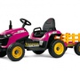 Детский электромобиль Трактор Rivertoys K111KK с прицепом