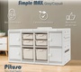 Стеллаж для игрушек Pituso Simple MAX с ящиками