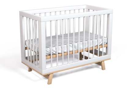 Детская кровать Lilla Aria с доп бортиком и матрасиком 