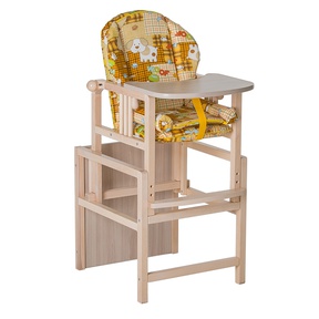 Стул-трансформер для кормления ГНОМ с мягким вкладышем