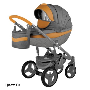 Коляска Adamex Monte Deluxe Carbon 2 в 1