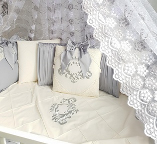 Универсальный комплект в кроватку Ecoline STELLA с выписным конвертом 