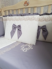 Бортик в кроватку для новорожденных Ecoline Madrid